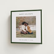 "square" - Holiday Cards in Spruce by JoAnn Jinks - Folded Card