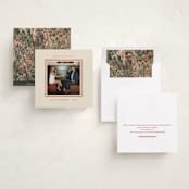 "Vintage photo" - Holiday Cards in Cardinal by Claire - Assembled