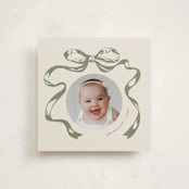 "Big Vintage Bow" - Holiday Cards in Fir by Teju Reval - Front