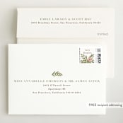 "petit lapin" - Baby Shower Thank You Cards in Cream by Angela Garrick - FREE Recipient Addressing