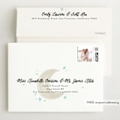 "Moonlit" - Baby Shower Thank You Cards in Sky by Alethea and Ruth - FREE Recipient Addressing