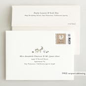 "Woodland's welcome" - Baby Shower Thank You Cards in Kraft by Jennifer Wick - FREE Recipient Addressing