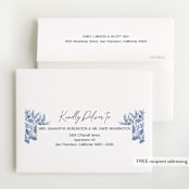 "Winter Cottage" - Baby Shower Thank You Cards in Ocean by Elly - FREE Recipient Addressing