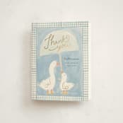"Little Goose" - Baby Shower Thank You Cards in Raindrop by Teju Reval - Front