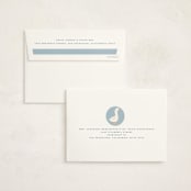 "Little Goose" - Baby Shower Thank You Cards in Raindrop by Teju Reval - FREE Recipient Addressing
