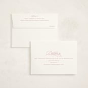 "Classic Gingham" - Baby Shower Thank You Cards in Cotton Candy by Creo Study - FREE Recipient Addressing