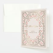 "Victorian" - Baby Shower Thank You Cards in Versailles by Claudia Orengo - Front