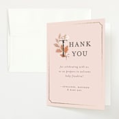 "Fabled Storybook" - Baby Shower Thank You Cards in Auburn by Paper Raven Co. - Front