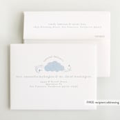 "Over the Moon" - Baby Shower Thank You Cards in Celestial by Joanna Griffin - FREE Recipient Addressing
