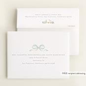 "Storybook Geese" - Baby Shower Thank You Cards in Mint by Everett Paper Goods - FREE Recipient Addressing