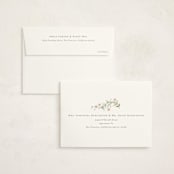 "Dainty Garden" - Baby Shower Thank You Cards in Blush by Paper Raven Co. - FREE Recipient Addressing
