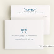 "Knightsbridge" - Baby Shower Thank You Cards in Sky by Jackie Crawford - FREE Recipient Addressing