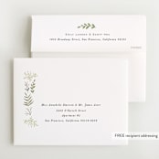 "Garden" - Baby Shower Thank You Cards in Evergreen by Leah Bisch - FREE Recipient Addressing