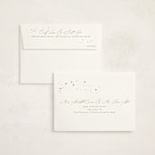 "Simple Moon" - Baby Shower Thank You Cards in Mist by Everett Paper Goods - FREE Recipient Addressing