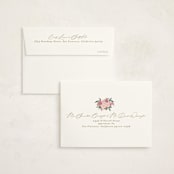 "Pram Bouquet" - Baby Shower Thank You Cards in Cloud by Everett Paper Goods - FREE Recipient Addressing