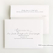 "Moondust" - Baby Shower Thank You Cards in Cloud by Everett Paper Goods - FREE Recipient Addressing
