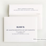"B(A)B(Y)Q" - Baby Shower Thank You Cards in Sky Blue by Lauren Chism - FREE Recipient Addressing