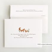"Fox Hollow" - Baby Shower Thank You Cards in Kraft by Jennifer Wick - FREE Recipient Addressing
