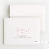 "Classique" - Baby Shower Thank You Cards in Peony by Carolyn MacLaren - FREE Recipient Addressing