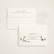 "Forest Adventure" - Baby Shower Thank You Cards in Olive by Elly - FREE Recipient Addressing