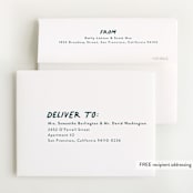 "Not a shower" - Baby Shower Thank You Cards in Jungle by Lea Delaveris - FREE Recipient Addressing
