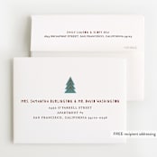 "Woodland Type" - Baby Shower Thank You Cards in Birch by Erica Krystek - FREE Recipient Addressing