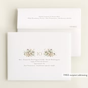 "Summer Wildflowers" - Baby Shower Thank You Cards in Blush by Jennifer Wick - FREE Recipient Addressing