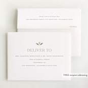 "scandinavian flower" - Baby Shower Thank You Cards in Blush by Sara Hicks Malone - FREE Recipient Addressing