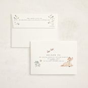 "Disney's Sweet Bambi" - Baby Shower Thank You Cards in Sunshine by Teju Reval - FREE Recipient Addressing