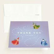 "Disney Fairies Flora, Fauna & Merryweather" - Baby Shower Thank You Cards in Magic by Yuliya Evseeva - Front