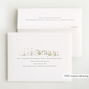 "Oval Forest" - Baby Shower Thank You Cards in Sand by Hannah Williams - FREE Recipient Addressing