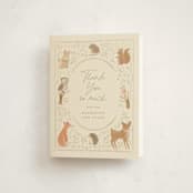 "Woodland storybook" - Baby Shower Thank You Cards in Ecru by Creo Study - Front