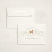 "Woodland storybook" - Baby Shower Thank You Cards in Ecru by Creo Study - FREE Recipient Addressing