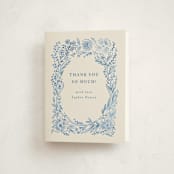 "Baby Frame" - Baby Shower Thank You Cards in Frost by Petra Kern - Front