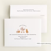"Prams, bears and baby" - Baby Shower Thank You Cards in Cloud by Sarah Knight - FREE Recipient Addressing