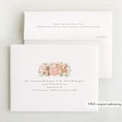 "Banner announcement" - Baby Shower Thank You Cards in Petal by Jennifer Wick - FREE Recipient Addressing