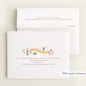 "Into the Woods" - Baby Shower Thank You Cards in Earth by Jennifer Wick - FREE Recipient Addressing