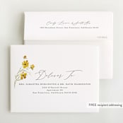 "Briar" - Baby Shower Thank You Cards in Sunshine by Kate Ahn - FREE Recipient Addressing