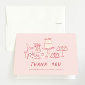 "atherina" - Baby Shower Thank You Cards in Creme by chocomocacino - Front