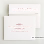 "Campania" - Baby Shower Thank You Cards in Fragola by Megan Davis - FREE Recipient Addressing