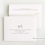 "Wrapped Up" - Baby Shower Thank You Cards in Pistachio by Olivia Kanaley Inman - FREE Recipient Addressing