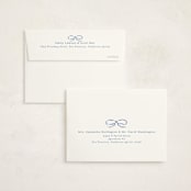 "Dorothy" - Baby Shower Thank You Cards in Cornflower by Erin L. Wilson - FREE Recipient Addressing