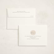 "Forest Toile" - Baby Shower Thank You Cards in Bamboo by Teju Reval - FREE Recipient Addressing