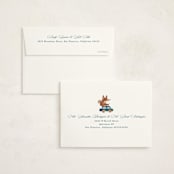 "woodland cars" - Baby Shower Thank You Cards in Navy by Vivian Yiwing - FREE Recipient Addressing