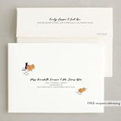 "Pumpkin Village" - Halloween Cards in Soot by Dani Lugato - FREE Recipient Addressing