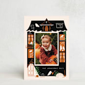 "Ghost House" - Halloween Cards in Pumpkin by Grae - Front