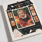 "Ghost House" - Halloween Cards in Pumpkin by Grae - Detail