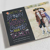 "Spooky Kooky Creepy Scary" - Halloween Cards in Ghoulish by Ashley DeMeyere - Detail