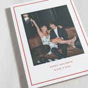 "Bowery" - Holiday Cards in Candy Cane by Megan Davis - Detail
