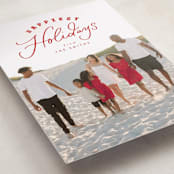 "Paisley" - Holiday Cards in Candied Apple by Everett Paper Goods - Detail